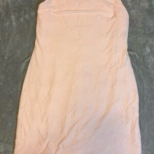 Tommy Hilfiger Pink Sleeveless Sheath Knee Length Lined Back Zip Dress 18 Glenda